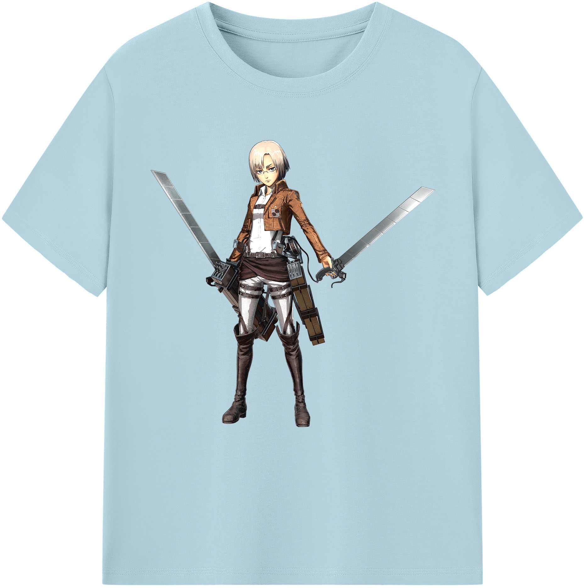 （画像用）  綿100％半袖Tシャツ（フロントプリント）